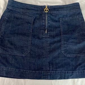 Used Tory Burch stretch denim skirt